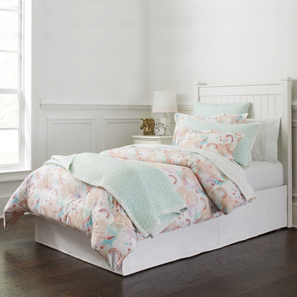 Set di piumoni in cotone stampato con unicorno Lullaby Bedding, 4 pezzi