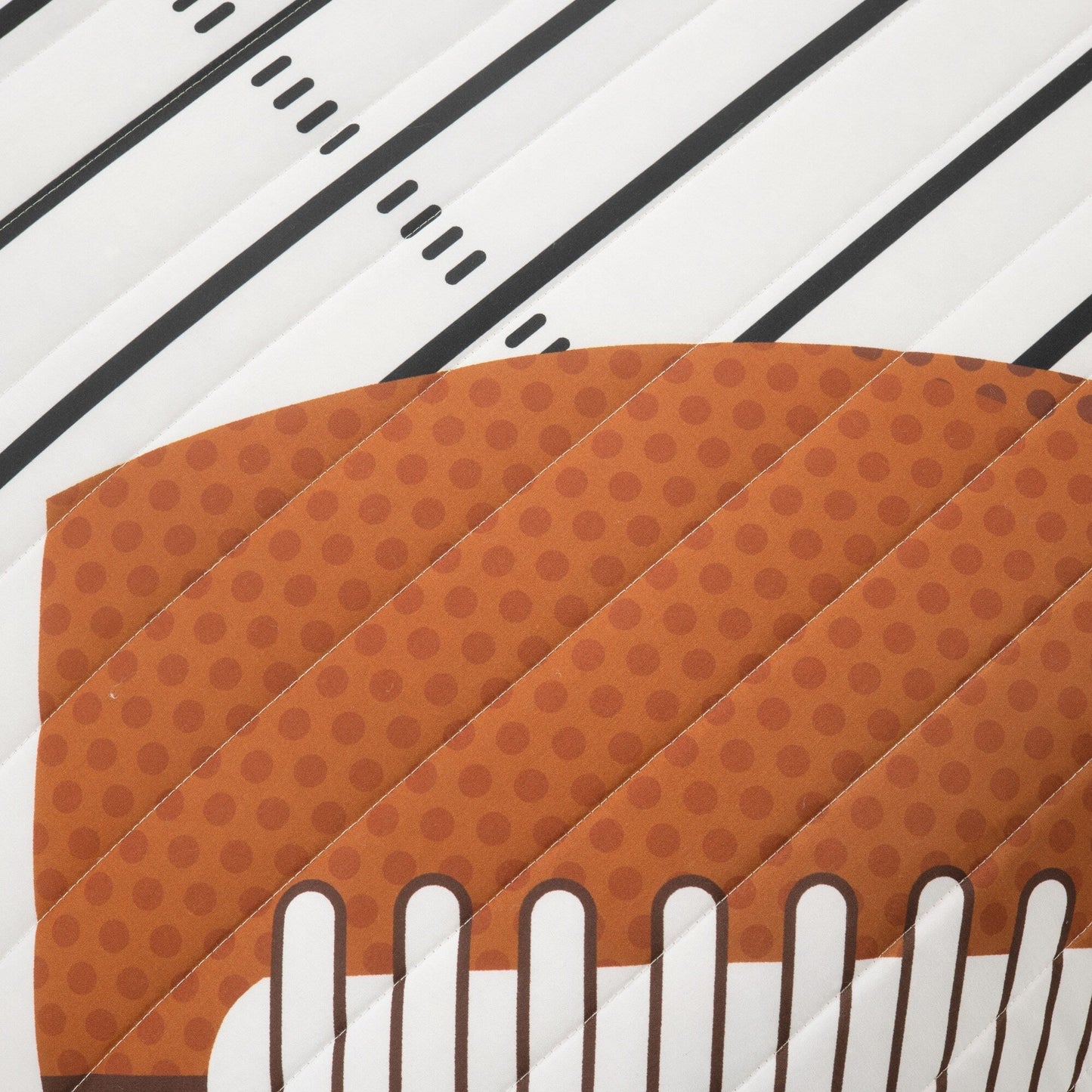 Trapunta reversibile oversize per bambini Lush Decor American Football