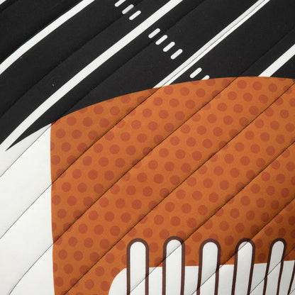 Trapunta reversibile oversize per bambini Lush Decor American Football