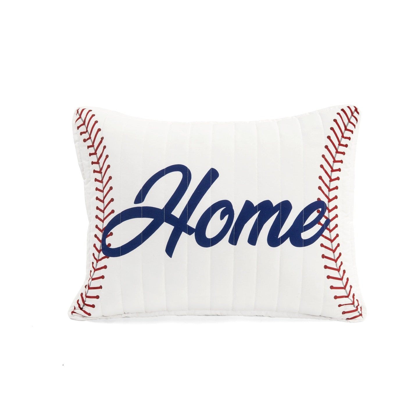 Trapunta reversibile per bambini oversize Lush Decor Baseball Game