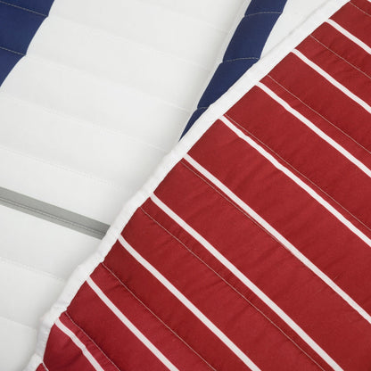 Trapunta reversibile per bambini oversize Lush Decor Baseball Game