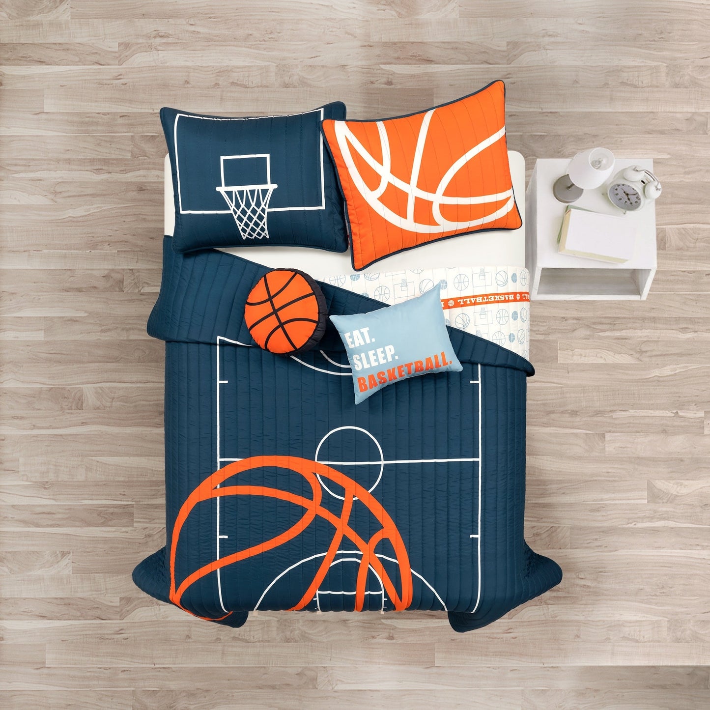 Set trapunta Lush Decor con partita di basket