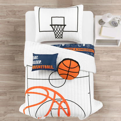 Set trapunta Lush Decor con partita di basket