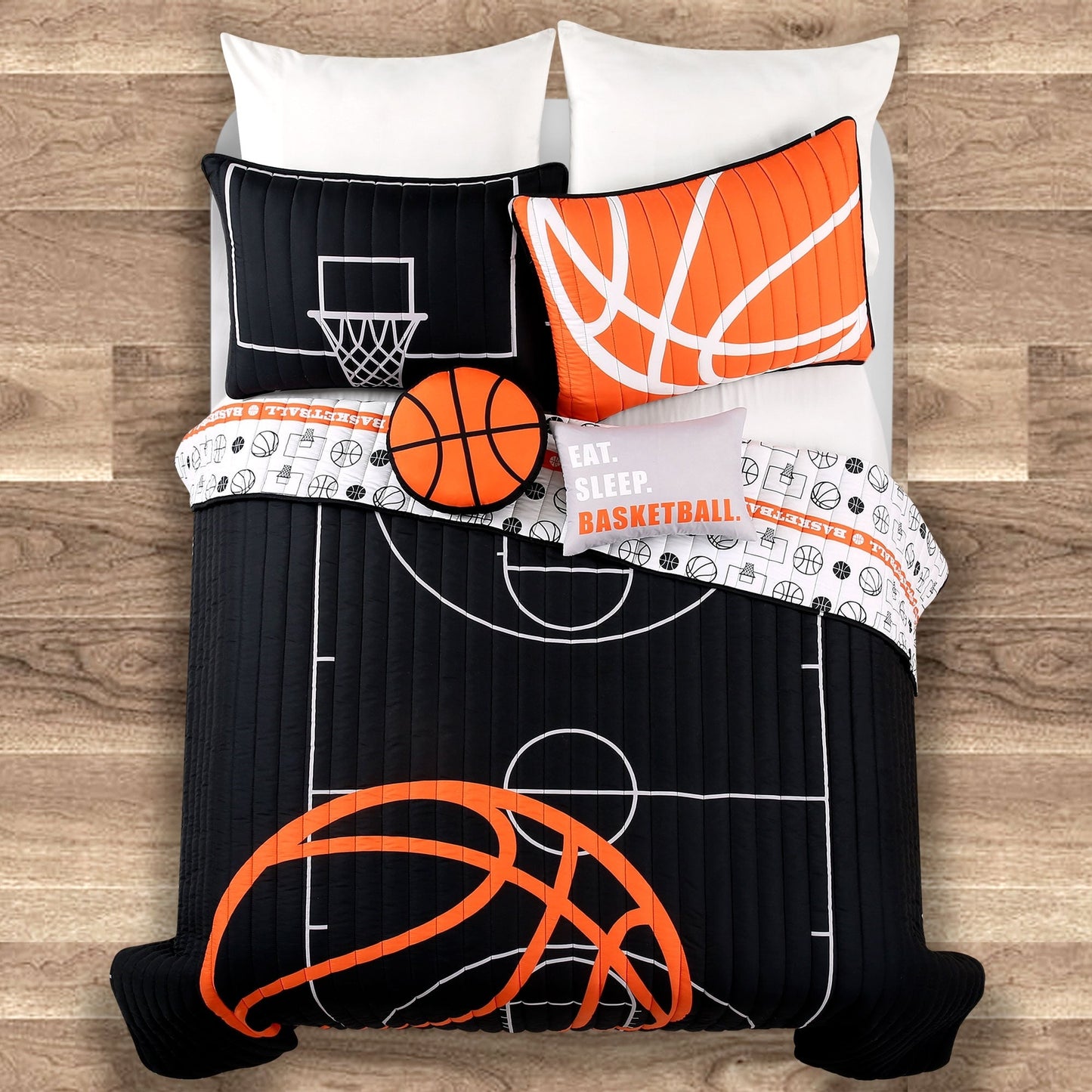 Set trapunta Lush Decor con partita di basket