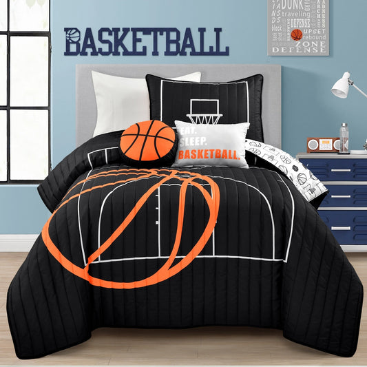 Set trapunta Lush Decor con partita di basket