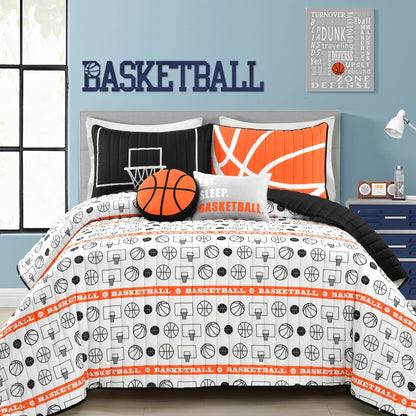 Set trapunta Lush Decor con partita di basket