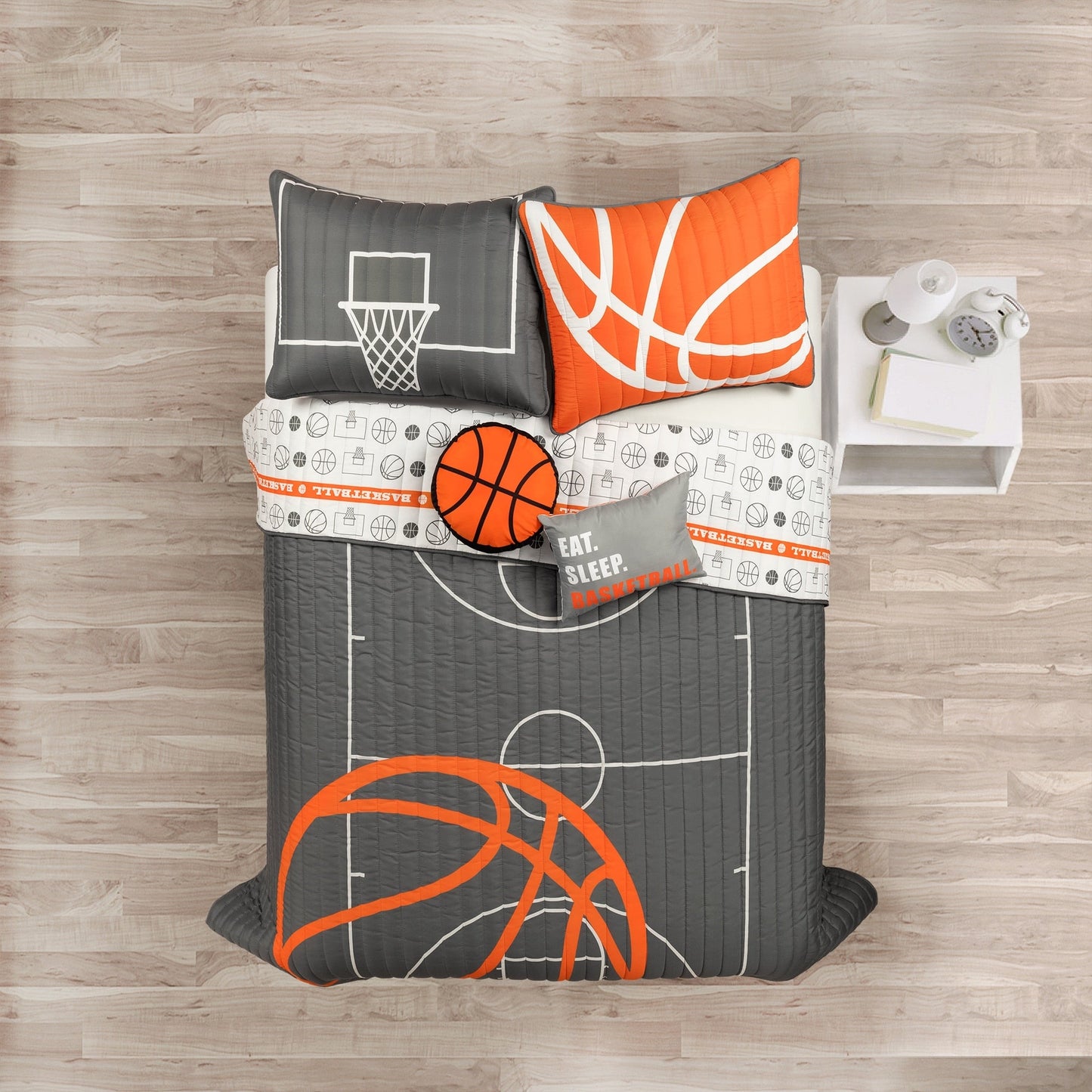 Set trapunta Lush Decor con partita di basket