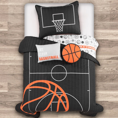 Set trapunta Lush Decor con partita di basket