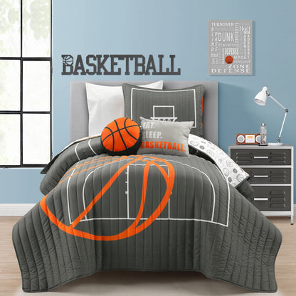 Set trapunta Lush Decor con partita di basket