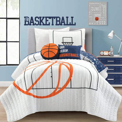 Set trapunta Lush Decor con partita di basket