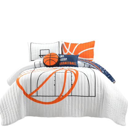 Set trapunta Lush Decor con partita di basket