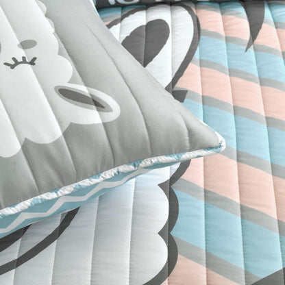 Set trapunta reversibile Lush Decor Cool as Llama