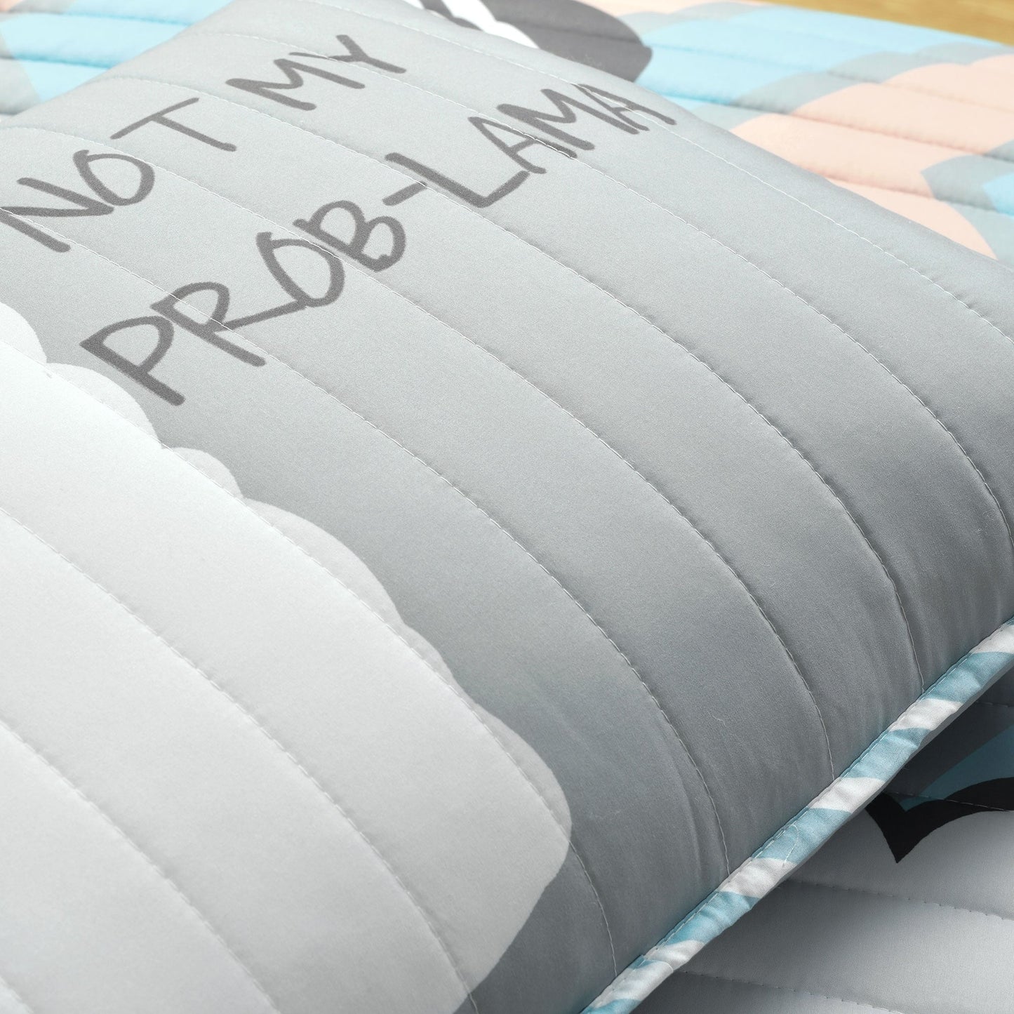 Set trapunta reversibile Lush Decor Cool as Llama