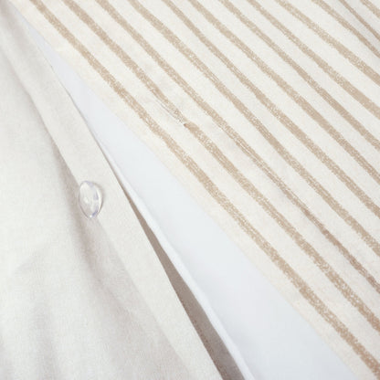 Set copripiumino a righe Farmhouse da 3 pezzi Lush Decor