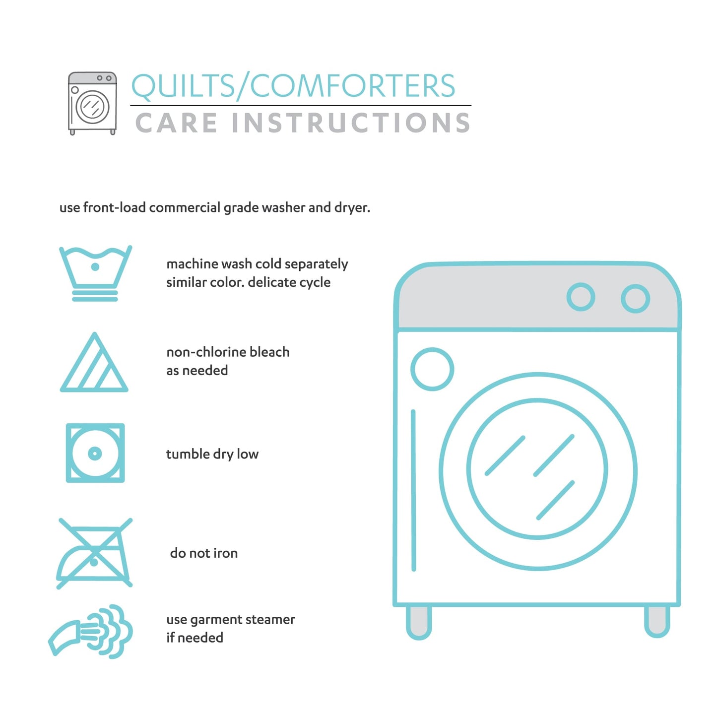 Set trapunta con stampa metallizzata glitterata Lush Decor