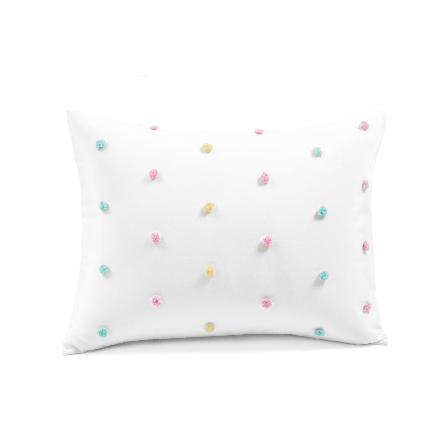 Set copripiumino con pois trapuntati arcobaleno Lush Decor