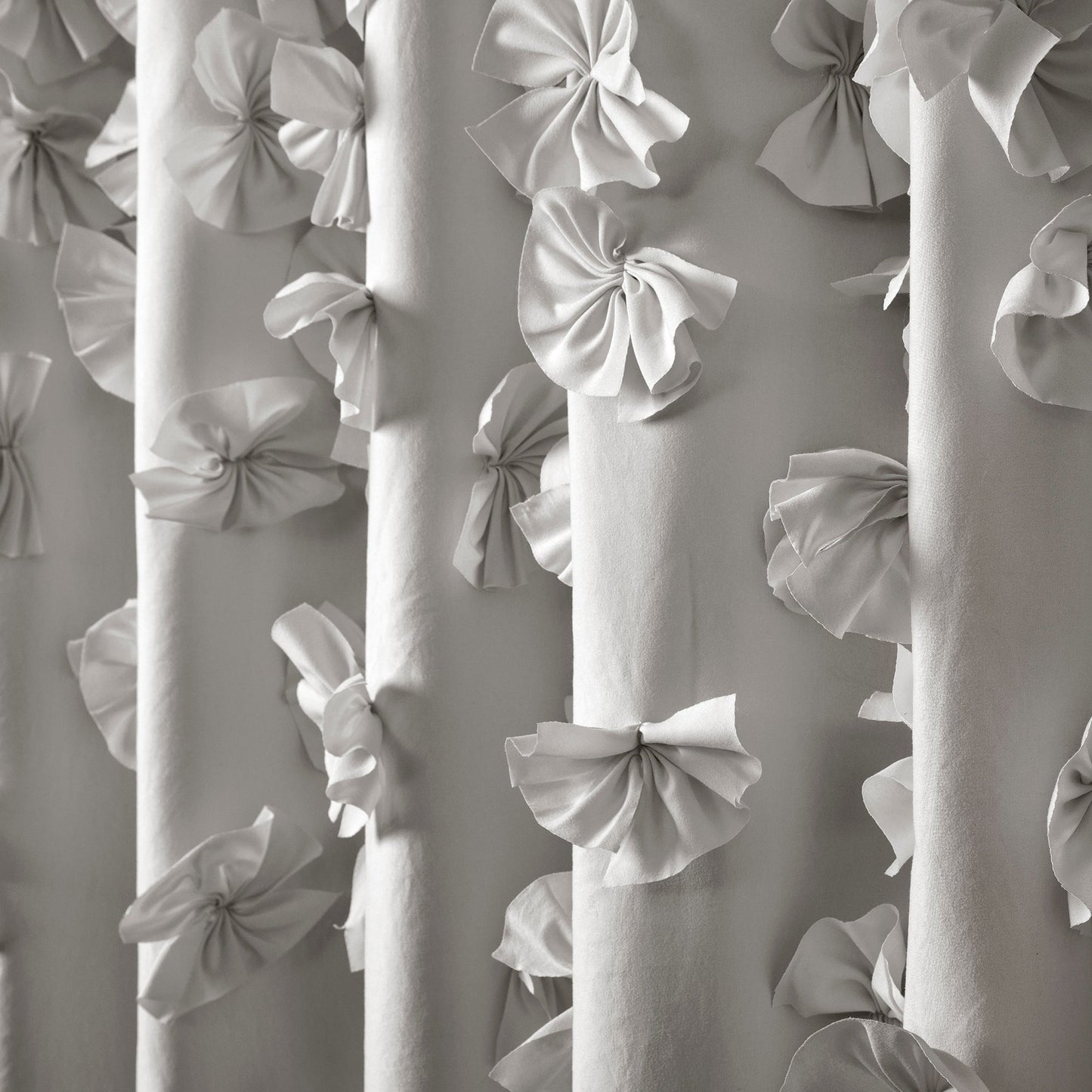 Tenda da doccia in poliestere Sterling Silver Orchid