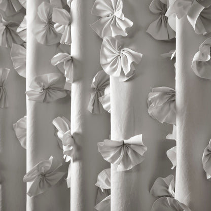 Tenda da doccia in poliestere Sterling Silver Orchid