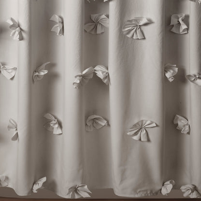 Tenda da doccia in poliestere Sterling Silver Orchid