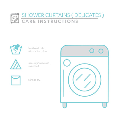 Tenda da doccia in poliestere Sterling Silver Orchid