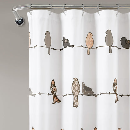 Tenda da doccia Lush Decor Rowley Birds