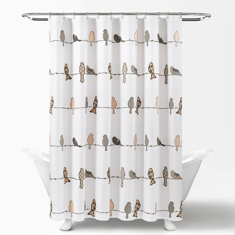 Tenda da doccia Lush Decor Rowley Birds