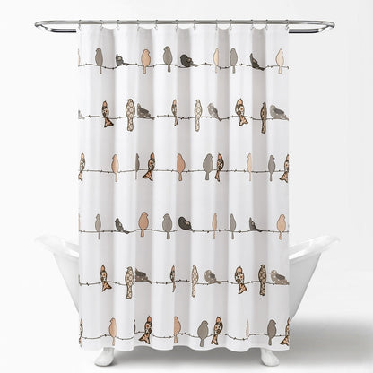 Tenda da doccia Lush Decor Rowley Birds