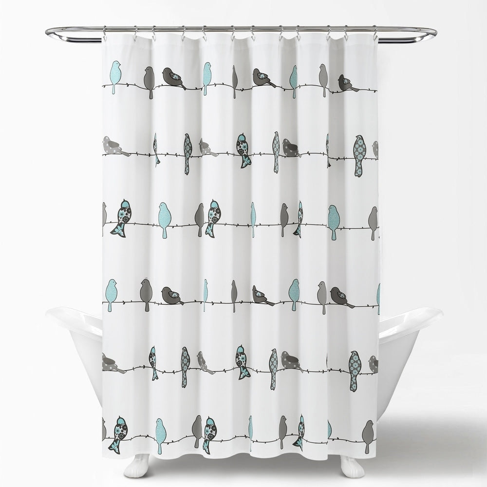 Tenda da doccia Lush Decor Rowley Birds