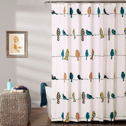 Tenda da doccia Lush Decor Rowley Birds
