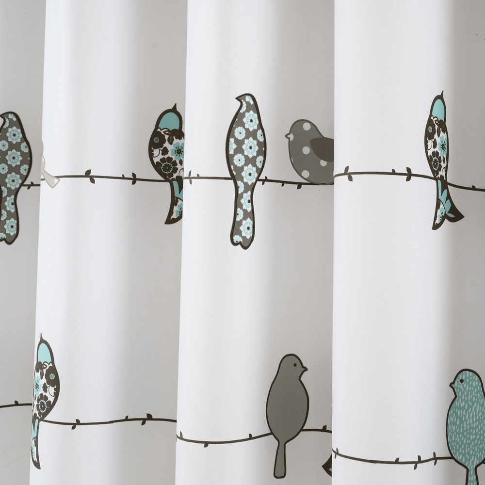 Tenda da doccia Lush Decor Rowley Birds