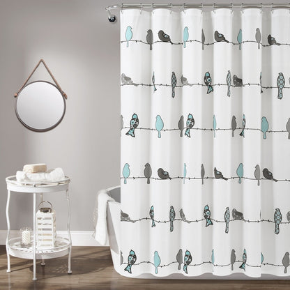 Tenda da doccia Lush Decor Rowley Birds