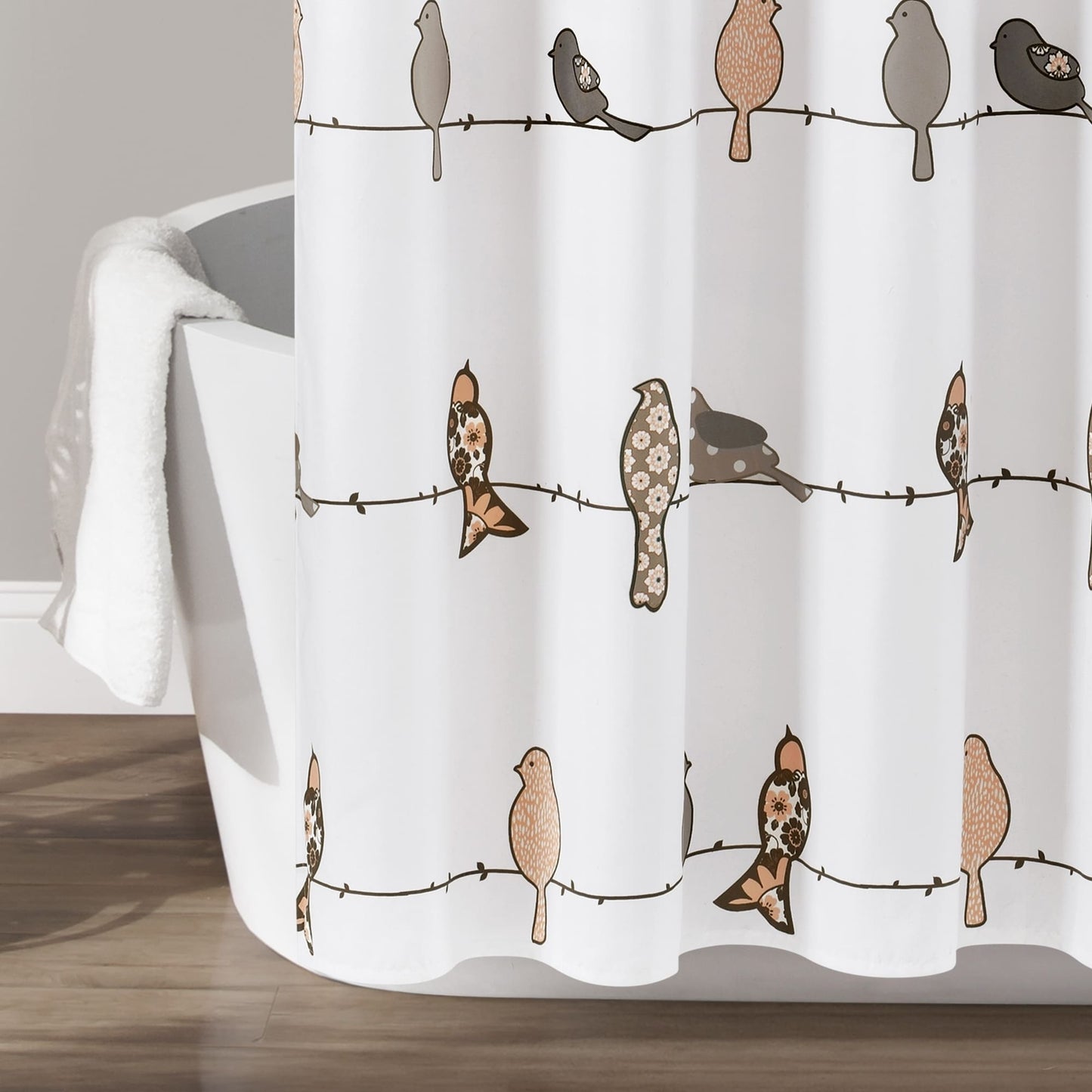 Tenda da doccia Lush Decor Rowley Birds