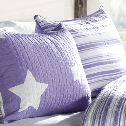 Set trapunta in cotone da 3 pezzi con motivo a stelle Lush Decor