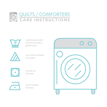 Set trapunta con motivo unicorno/cuore Marguerite Porch &amp; Den