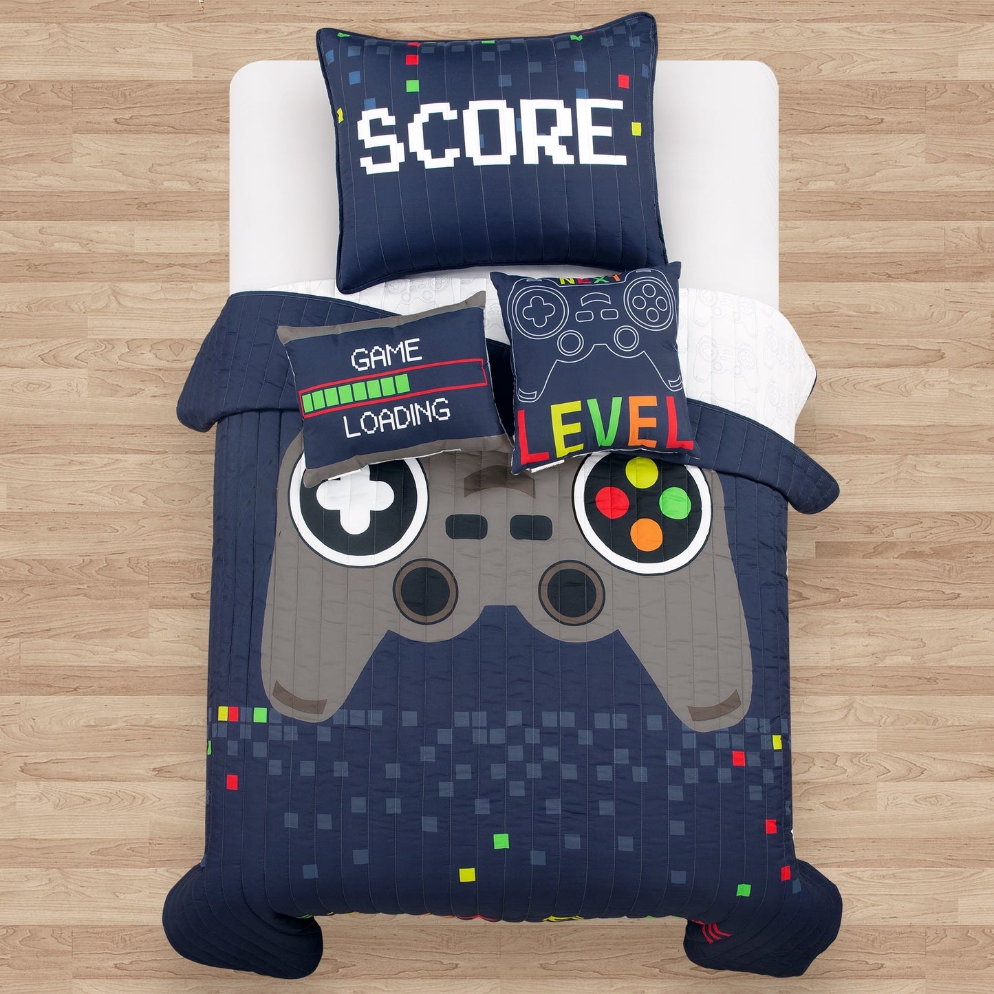 Lush Decor Video Games Kids - Set trapunta 5 pezzi