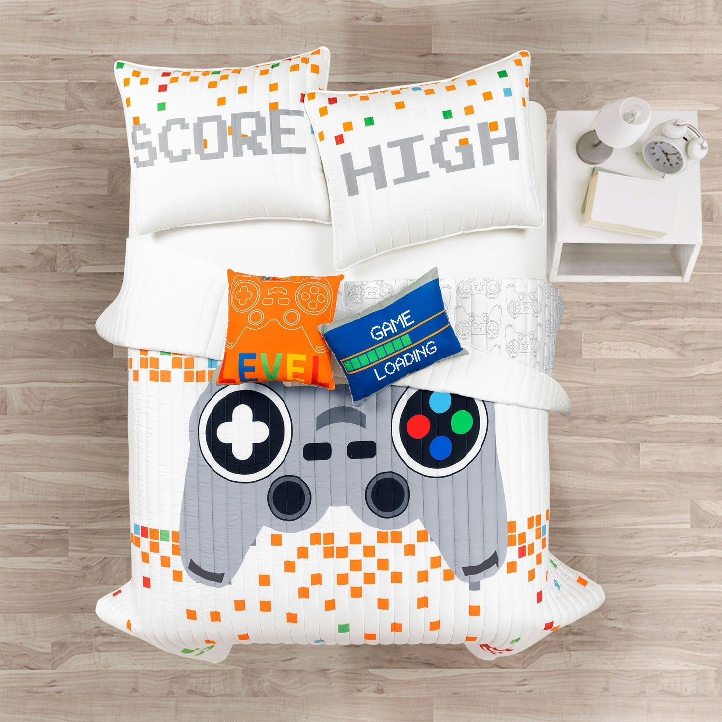 Lush Decor Video Games Kids - Set trapunta 5 pezzi