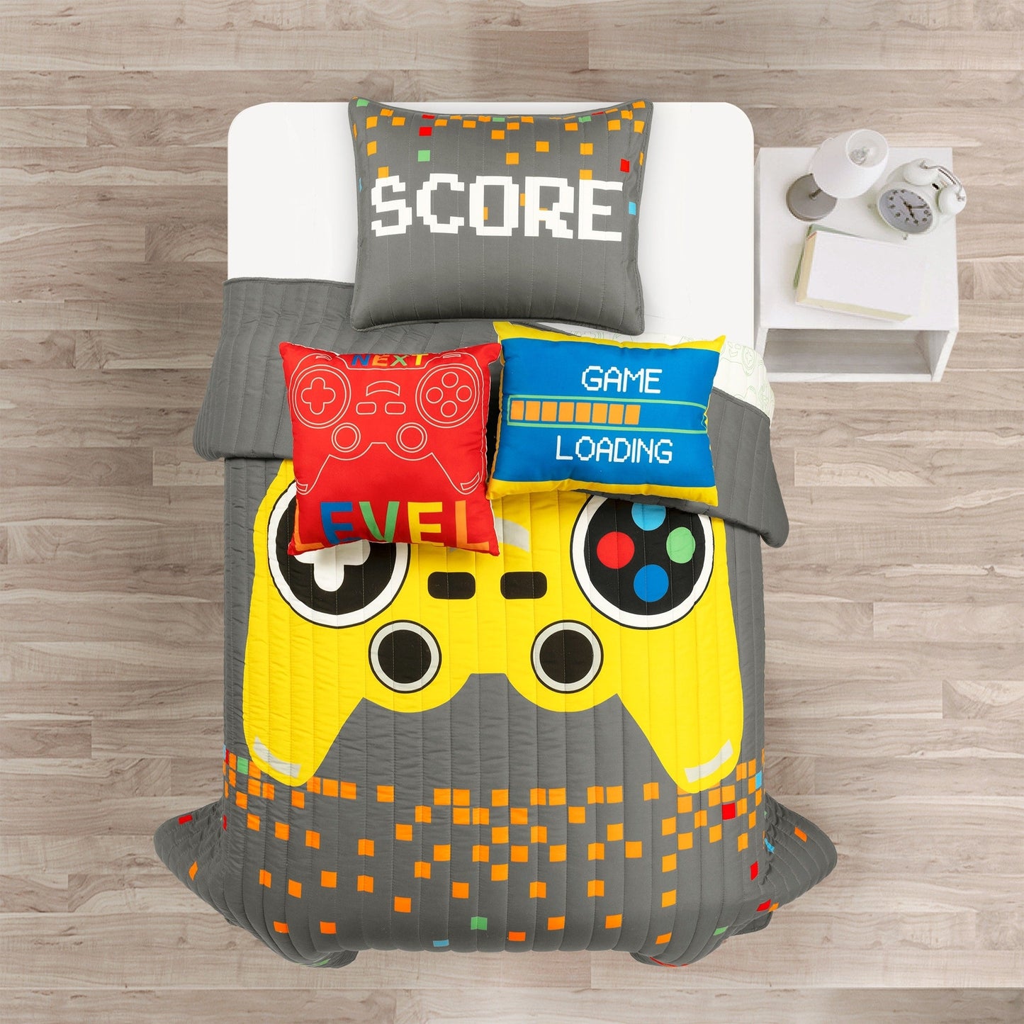 Lush Decor Video Games Kids - Set trapunta 5 pezzi