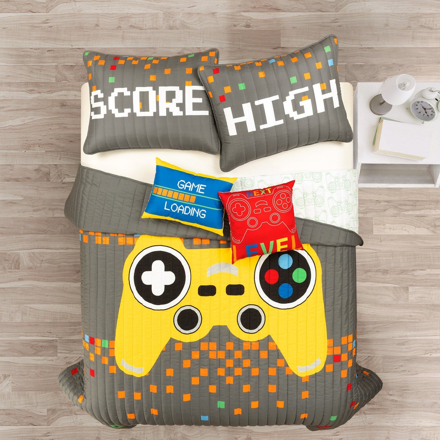 Lush Decor Video Games Kids - Set trapunta 5 pezzi
