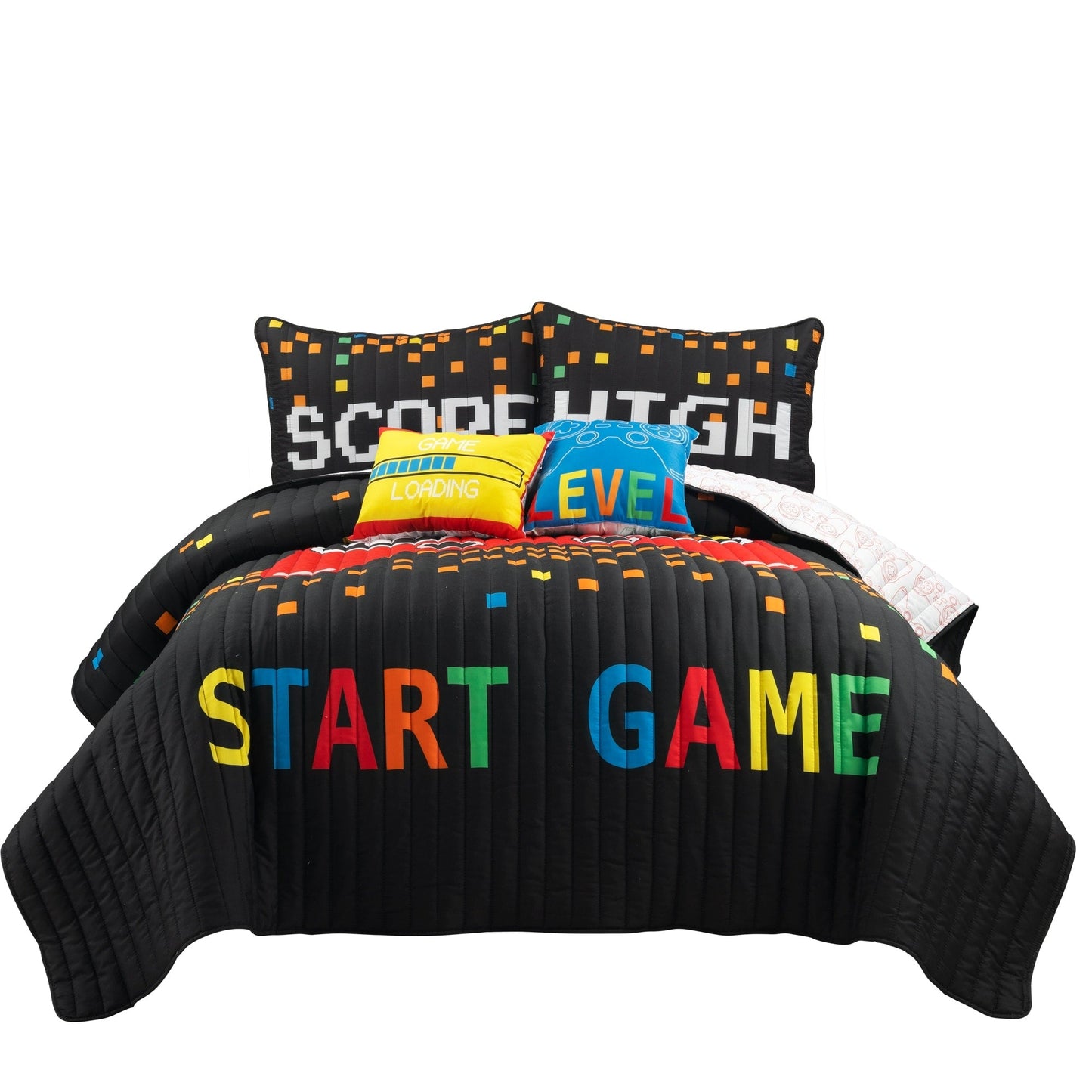 Lush Decor Video Games Kids - Set trapunta 5 pezzi