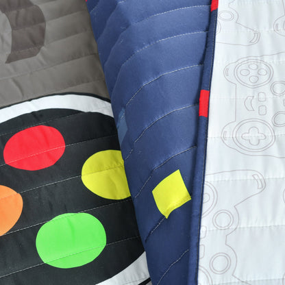 Lush Decor Video Games Kids - Set trapunta 5 pezzi