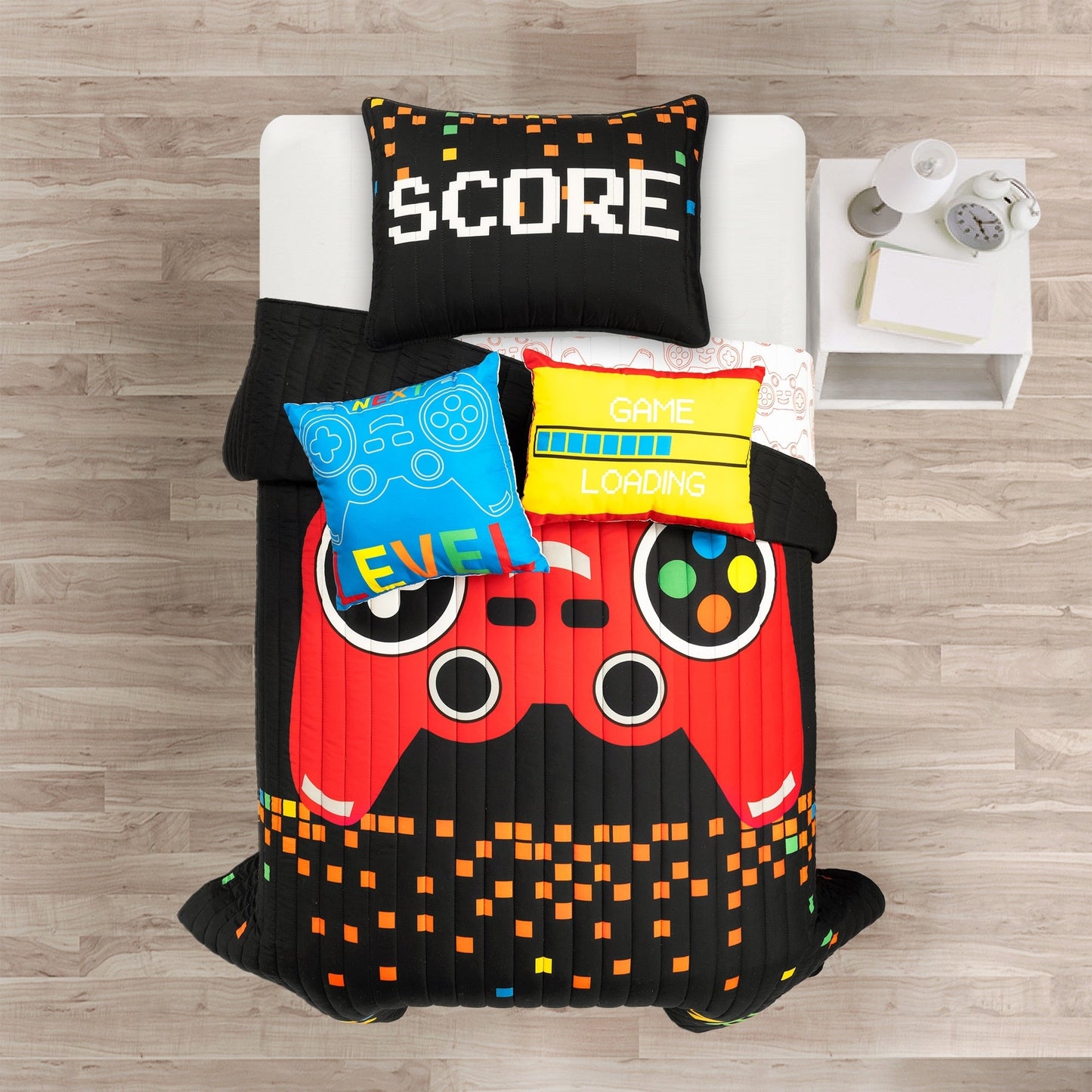 Lush Decor Video Games Kids - Set trapunta 5 pezzi
