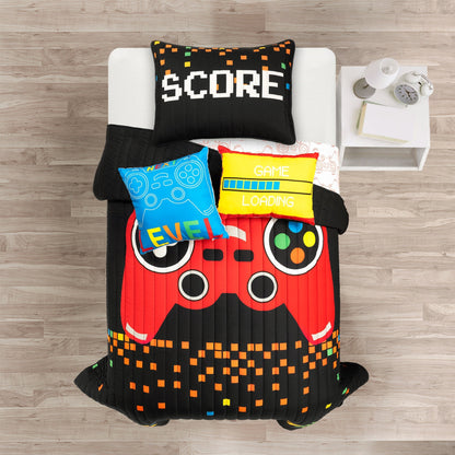 Lush Decor Video Games Kids - Set trapunta 5 pezzi