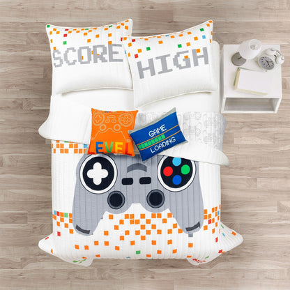 Lush Decor Video Games Kids - Set trapunta 5 pezzi