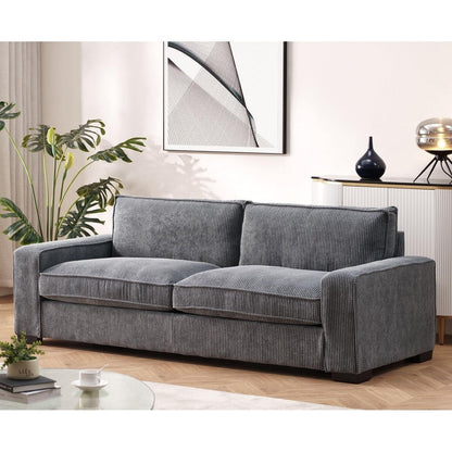 Divano da soggiorno in velluto a coste di lusso