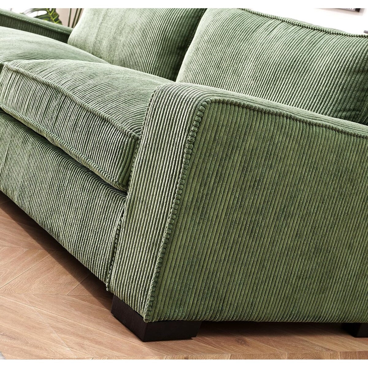 Divano da soggiorno in velluto a coste di lusso