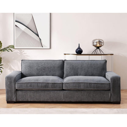 Divano da soggiorno in velluto a coste di lusso