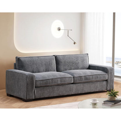 Divano da soggiorno in velluto a coste di lusso