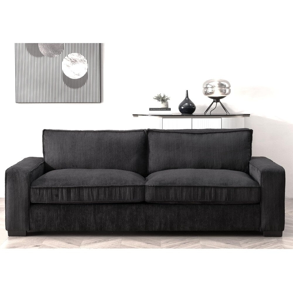 Divano da soggiorno in velluto a coste di lusso