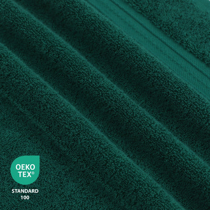 Lussuoso set di asciugamani assorbenti in cotone pettinato da 650 g/m², 6 pezzi