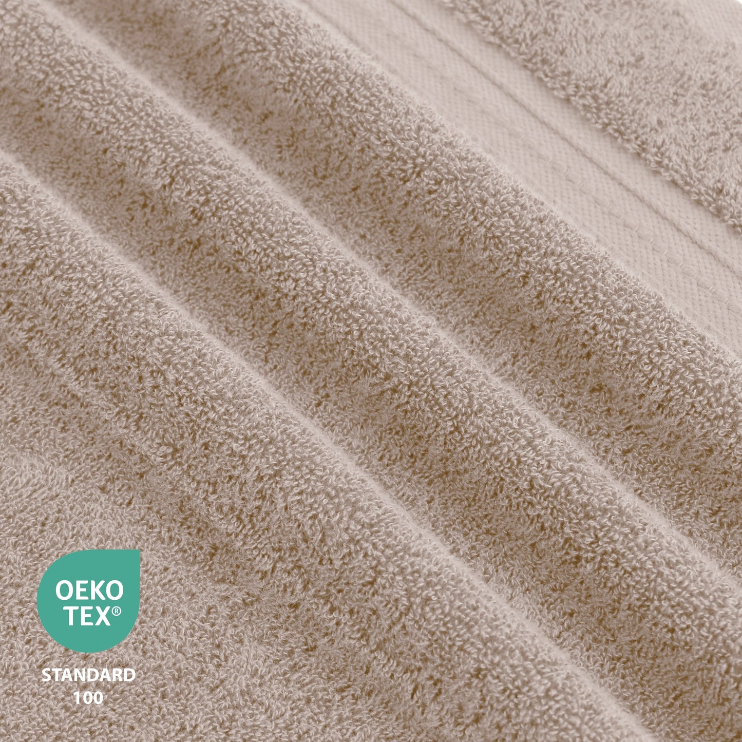 Lussuoso set di asciugamani assorbenti in cotone pettinato da 650 g/m², 6 pezzi